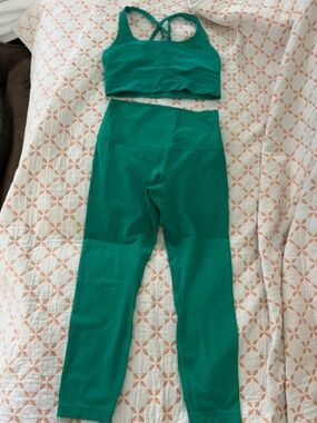 lululemon Kelly Green Matching Set